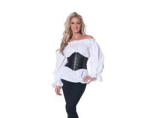 Renaissance Long Sleeve White Blouse Adult XX Large