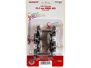 Bachmann G Scale Train (1:20.3) 32.5mm Metal Wheels 4 Per Card 88071