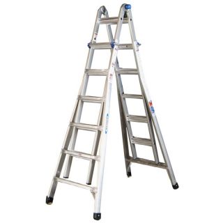 Werner 26 ft Aluminum 300 lb Telescoping Type IA Multi Position Ladder