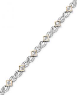 Wrapped In Love™ Diamond Infinity Bracelet (1 ct. t.w.) in 14k Gold