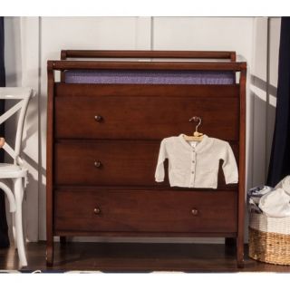 DaVinci Emily Pine Wood 3 Drawer Changing Table in Espresso   M4755Q