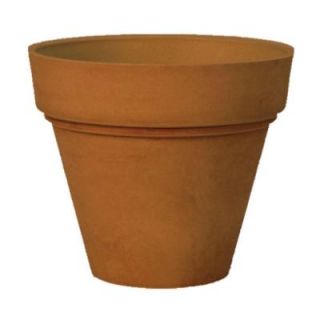 Arcadia Garden Products Traditional 14 in. x 13 in. Chocolate PSW Pot OT35C