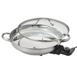Aroma Stainless Steel Electric Skillet   14987355  