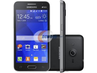 Samsung Galaxy Core 2 DUOS G355 4GB 3G Black Unlocked GSM Dual SIM HSPA+ Phone 4.5" 768MB RAM