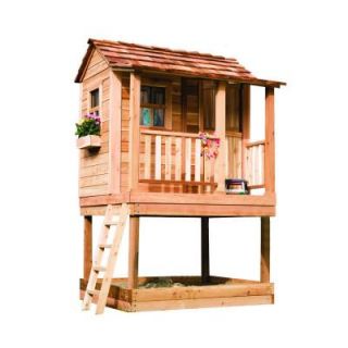 Outdoor Living Today 6 ft. x 6 ft. Little Squirt Playhouse with Sandbox LSP66SS