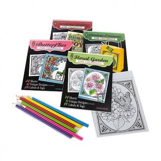 Hot Off The Press Everyday and Holiday Coloring Books and Pencils   7877048
