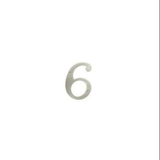 6 in. Solid Brass House Number (Set of 10) (3   PVD)