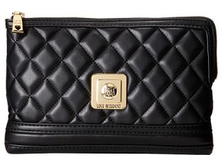 LOVE Moschino Quilted Clutch Crossbody Black