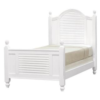 John Boyd Designs Outer Banks Collection Twin Poster Bed   Bright