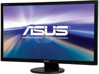Refurbished ASUS VE276Q Black 27" 2ms(GTG) HDMI Widescreen LCD Monitor 300 cd/m2 100,000 :1 (ASCR) Built in Speakers
