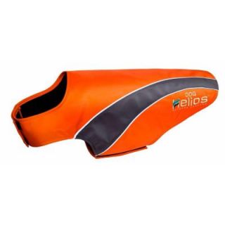 Helios X Small Orange and Grey Octane Softshell Neoprene Satin Reflective Dog Jacket with Blackshark Technology JKHL7ORXS