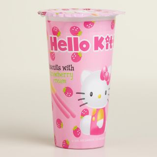 Hello Kitty Strawberry Dip Biscuits, Set of 8