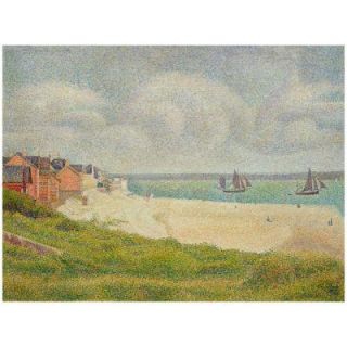 Trademark Fine Art 26 in. x 32 in. Le Croty Looking Upstream 1889 Canvas Art BL0103 C2632GG