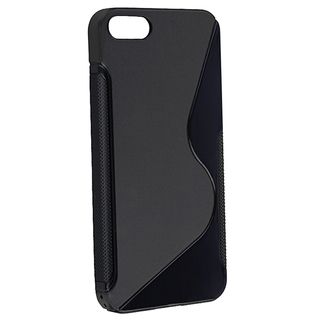 BasAcc Black S Shape TPU Rubber Case for Apple® iPhone 5/ 5S