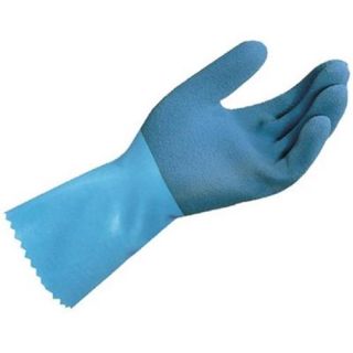 MAPA Professional 457 301428 Style Ll 301 Size Largeblue Grip Rubber Glove