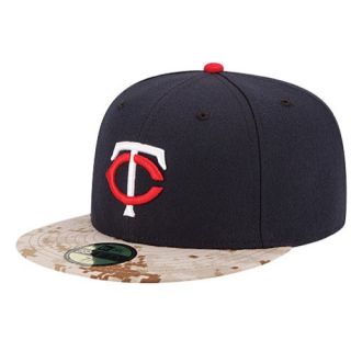 New Era MLB 59Fifty Stars & Stripes Memorial Day Cap   Mens   Baseball   Accessories   Minnesota Twins   Navy/Camo