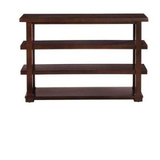 Home Decorators Collection Loften 4 Shelf Console Table in Chestnut 1637600970
