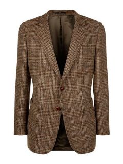Jaeger Prince of wales classic jacket Olive