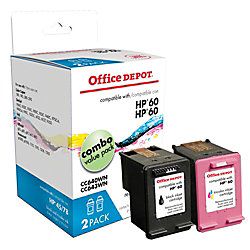 Brand OD60KC HP 60  CD947FN Remanufactured BlackTricolor Ink Cartridges Pack Of 2