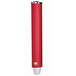 San Jamar PaperPlastic Cup Dispenser For 12 Oz. to 24 Oz. Cups Red