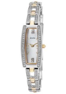 Women's Crystal Two Tone SS MOP Dial SS Bezel