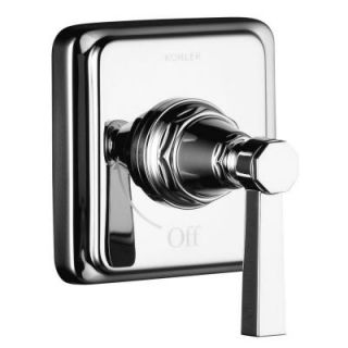 KOHLER Pinstripe Pure 1 Handle Volume Control Valve Trim Kit in Polished Chrome (Valve Not Included) K T13174 4A CP