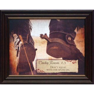 Cowboy Reason #3 Framed Photographic Print by Artistic Reflections