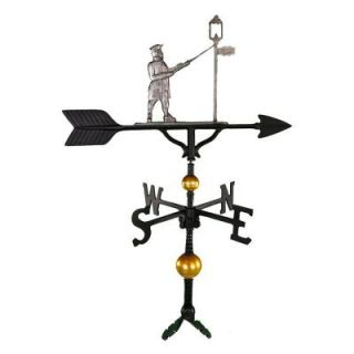 Montague Metal Products 32 in. Deluxe Swedish Iron Lamplighter Weathervane WV 390 SI