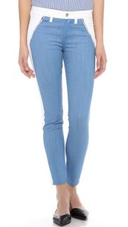 7 For All Mankind Fashioned Pieced Skinny Jeans