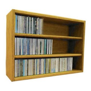 Wood Shed Multimedia Storage Rack