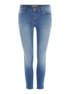 Barbour International Delta skinny cropped jeans Blue