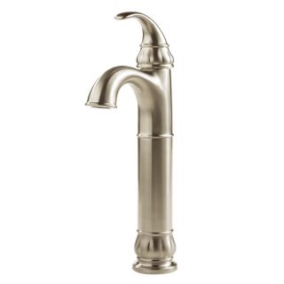 Pfister Treviso Brushed Nickel 1 Handle Vessel WaterSense Bathroom Faucet (Drain Included)