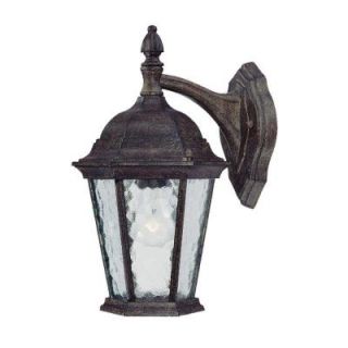 Acclaim Lighting Telfair Collection 1 Light Black Coral Outdoor Wall Mount Light Fixture 5502BC