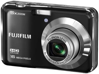 Refurbished FUJIFILM FinePix AX655 Black 16MP Digital Camera