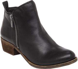 Womens Lucky Brand Basel Bootie   Black Leather