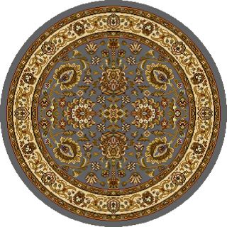 Home Dynamix Brussels Ivory Round Indoor Woven Throw Rug (Common 4 x 4; Actual 39 in W x 39 in L)