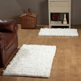 Affinity Home Collection 2 Piece Hand Woven Paper Shag Area Rug Set