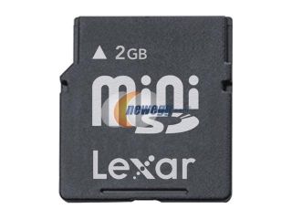 Lexar 2GB MiniSD Flash Card Model SDM2GB 695