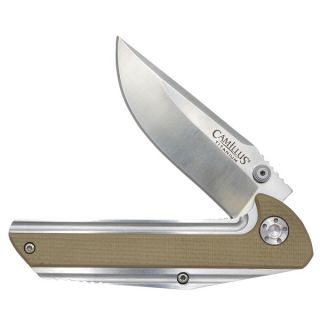 Camillus Sevens 7 inch Titanium Bonded Folding Knife Desert Tan