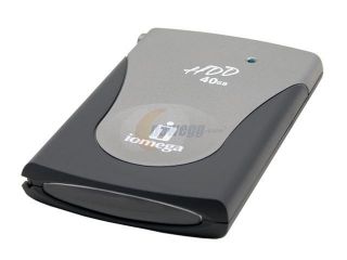 Open Box iomega BLACK SERIES 40GB USB 2.0 / Firewire400 2.5" Externa Hard Drive 32883