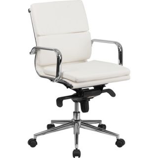 Flash Furniture Mid Back Leather Conference Chair