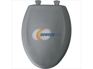 Church Seat 1200SLOWT 302 Slow Close STA TITE Elongated Closed Front Toilet Seat in Classic Grey