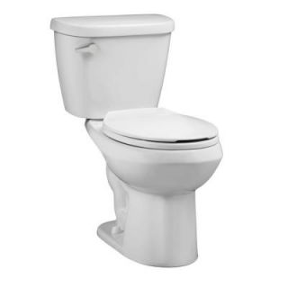 American Standard Renaissance WaterWarden Toilet To Go Right Height 2 piece 1.28 GPF Round Toilet in White 725BA101.020