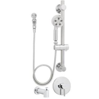 Speakman Neo ADA Handheld Shower and Tub Combinations with Grab/Slide Bar in Polished Chrome SM 1090 ADA P