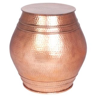 Steel Square Rivet Copper colored Stool (India)