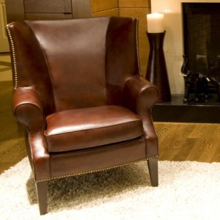 Camden Top Grain Leather Chair by Elements Fine Home Furnishings