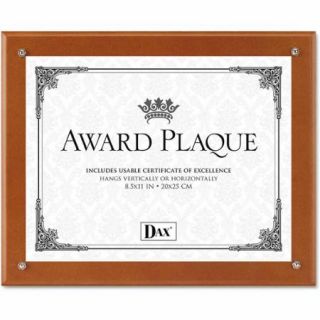 DAX Plaque In An Instant Kit with Certificate/Mats, Wood/Acrylic, 10 1/2" x 13", Walnut