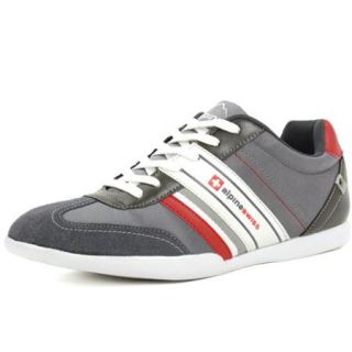 AlpineSwiss Ivan Mens Tennis Shoes Fashion Sneakers Retro Classic Tennies Casual Gray Size 8
