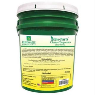 RENEWABLE LUBRICANTS 86634 Parts Cleaner/Degreaser, 5 gal Pail
