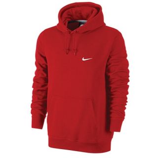 Nike Club Swoosh PO Hoodie   Mens   Casual   Clothing   Sport Red/White